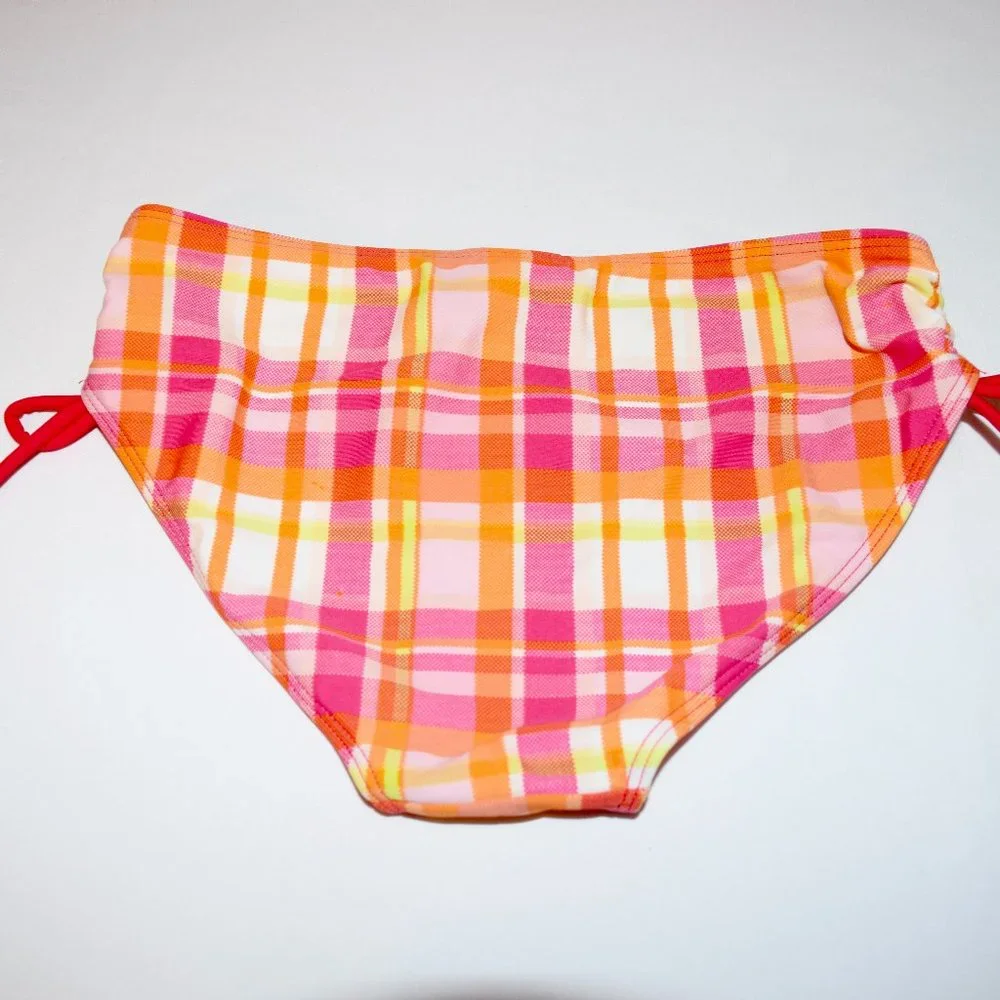 Kanu Surf Plaid Halter Bikini Swimsuit - Size 8
